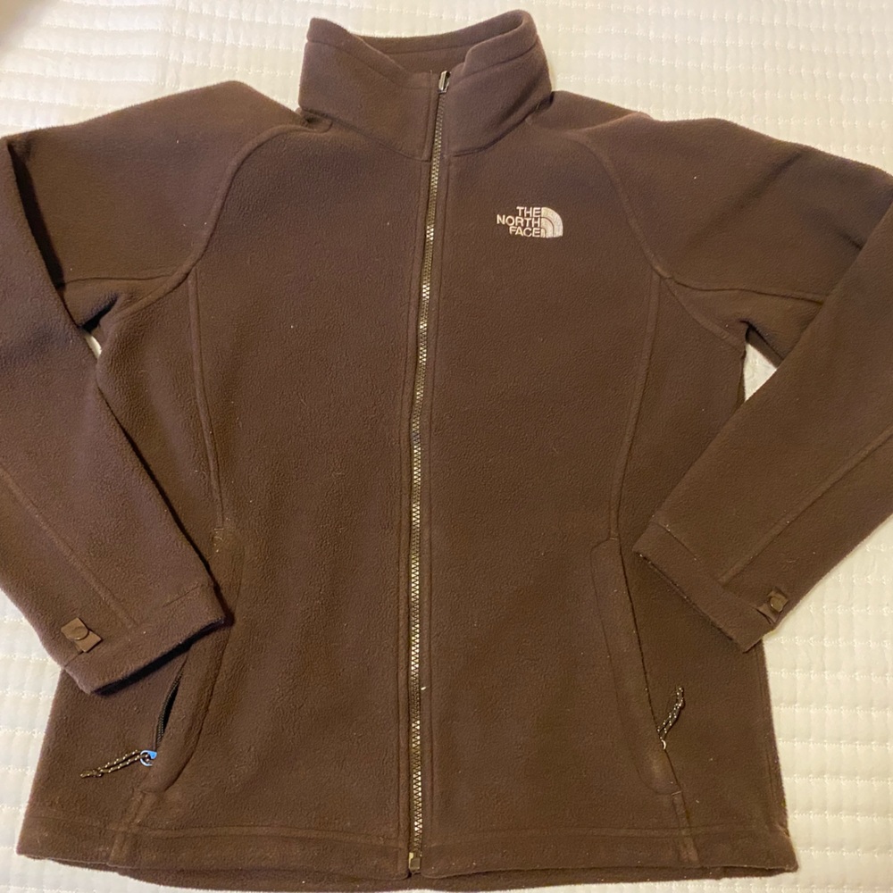 Chocolate M Brown North Face Fleece Jacket